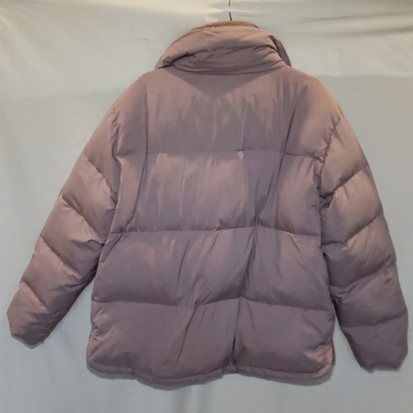 Bernardo Purple Duck Down Coat Fully Lined Two Front Pockets Puffer Size Large - Picture 5 of 9
